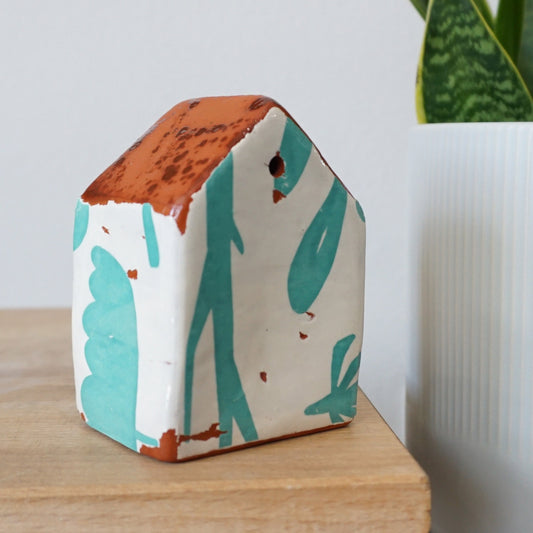 Scatterling Turquoise 3.625" House Sculpture