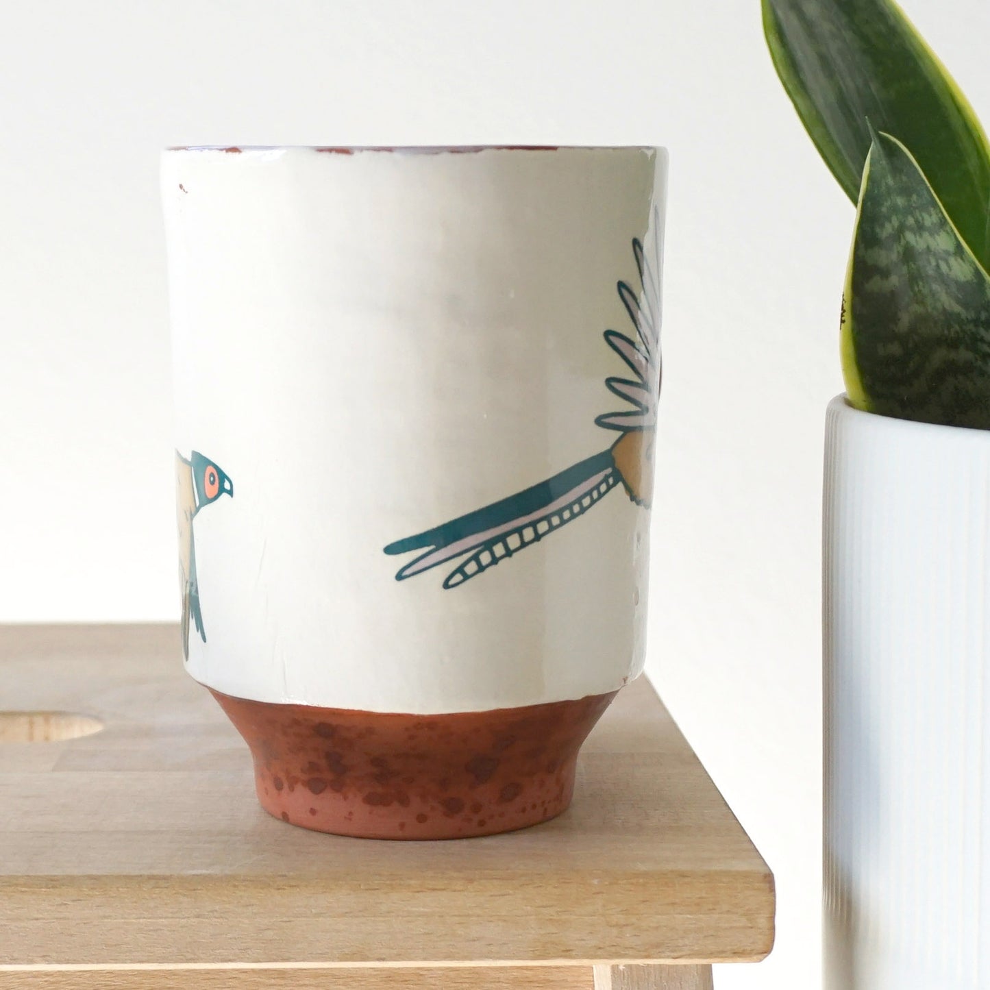 Pheasant Loop Handle Mug