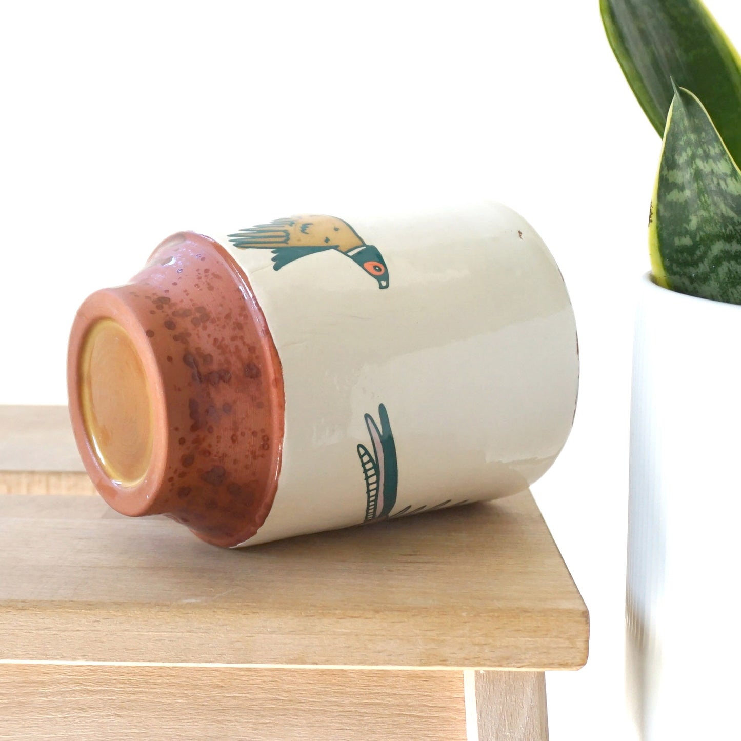 Pheasant Loop Handle Mug