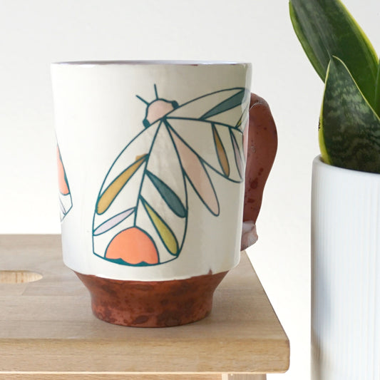 Moth Loop Handle Mug