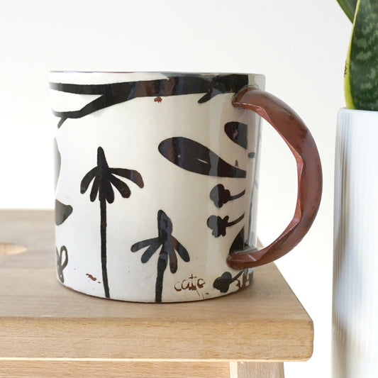 Scatterling Mug Black and White