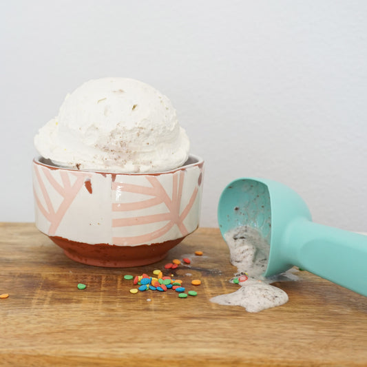 Bold Botanical Pink Dip Bowl
