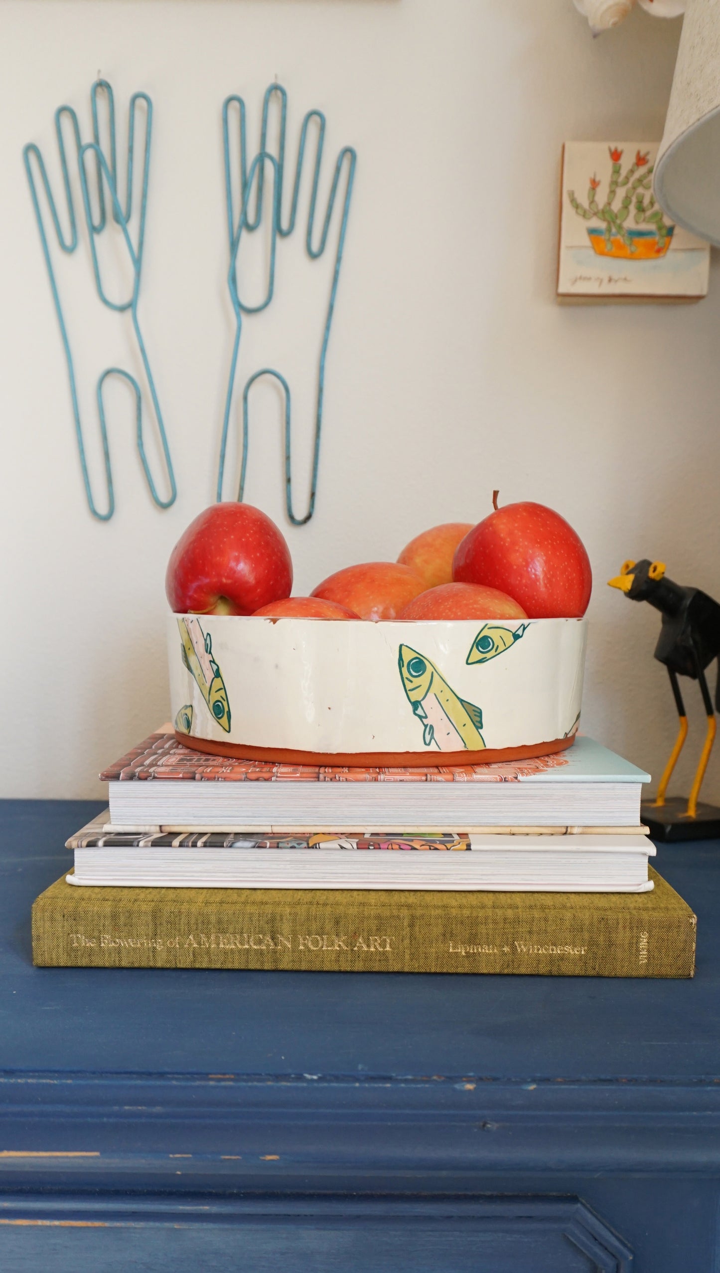 Minnow Round Serving Bowl