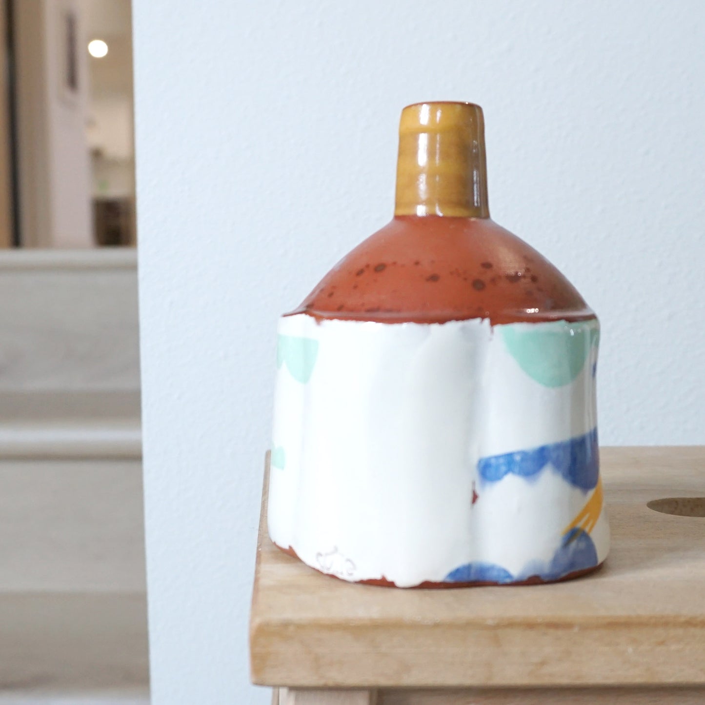 Overlay Collection Vase Pheasants + Clouds