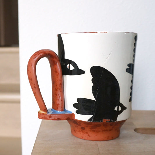 Flock Together Loop Handle Mug