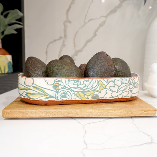 Wild Tangle Oval Serving Bowl