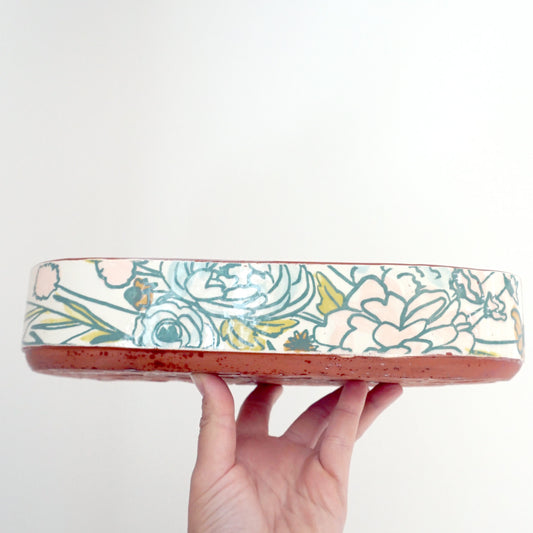 Wild Tangle Oval Serving Bowl