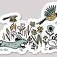 Pheasants Dog Rabbit Sticker