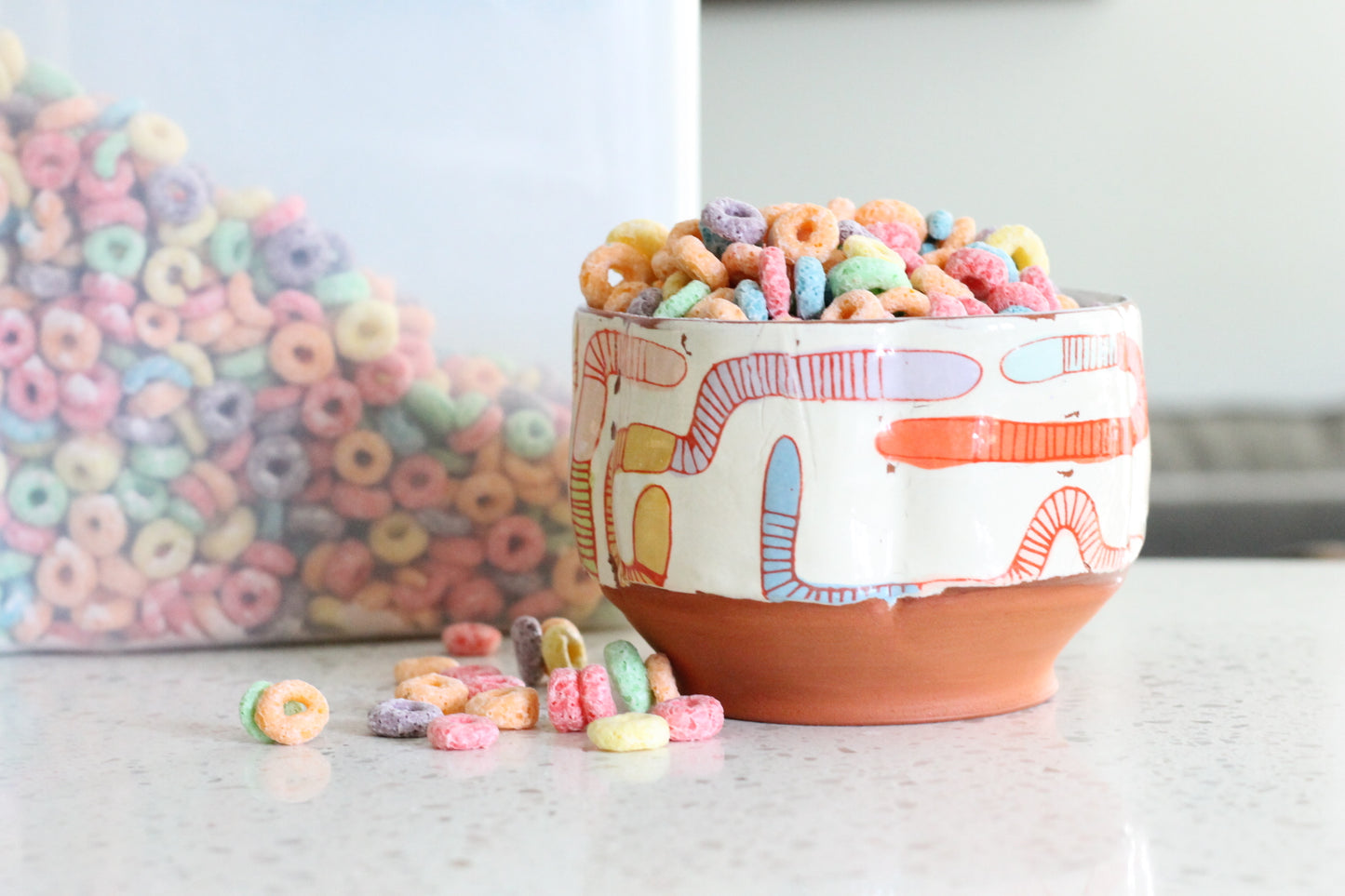 Worm Cereal Bowl
