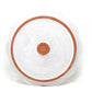 Yellow Folksy Flash Dinner Plate