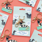 Loon Enamel Keychain