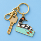 Loon Enamel Keychain