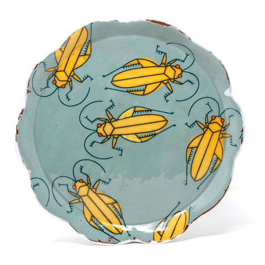 Grasshopper Dinner Plate Sage