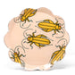 Grasshopper Salad Plate Pink