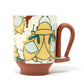 Beetle Loop Handle Mug Mustard