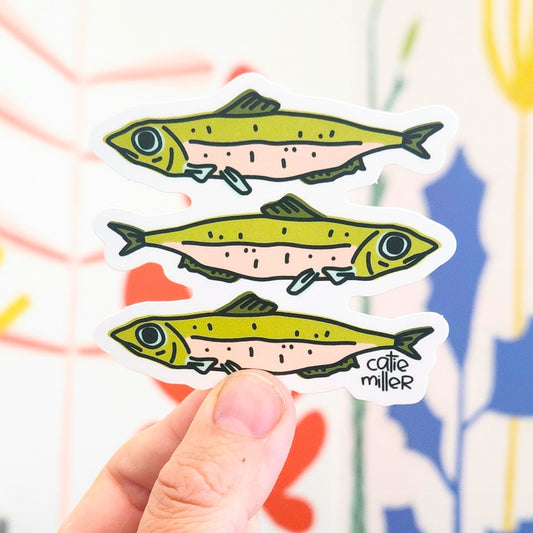 Minnow Vinyl Sticker