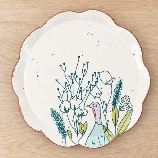 Turkey Meadow Dinner Plate