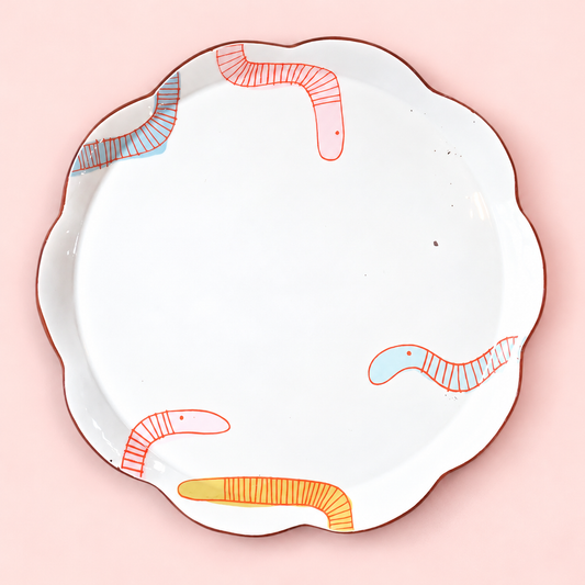 Worms Dinner Plate