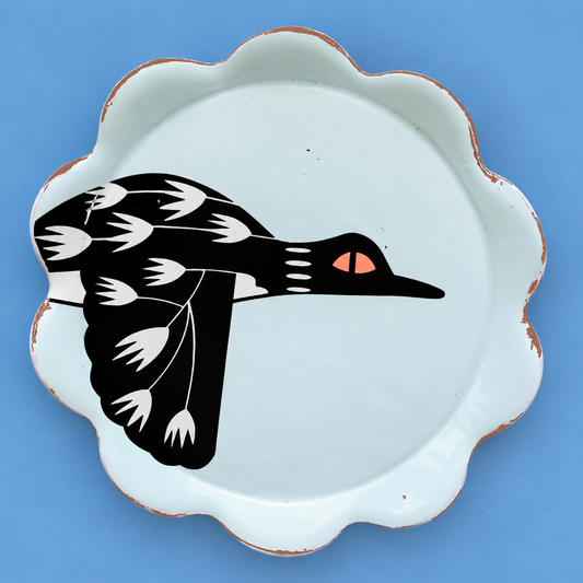 Loon Salad Plate