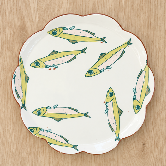 Minnow Bait Dinner Plate