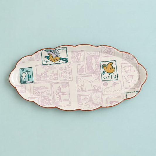 Duck Stamp Oval Platter