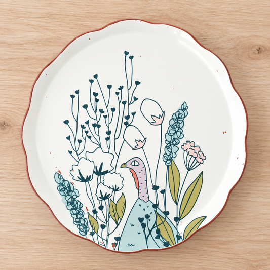 Turkey Meadow Large Platter