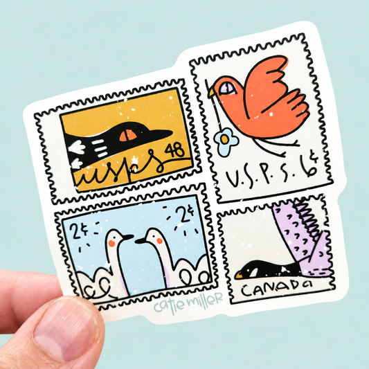 Duck Stamp Vinyl Sticker