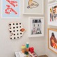 Bird Dot Grid Wall Plaque