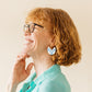 Whig Rose Dangle Earrings