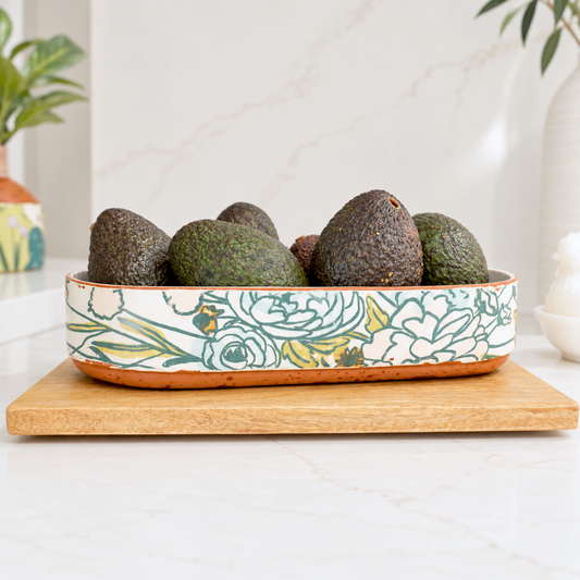 Wild Tangle Oval Serving Bowl