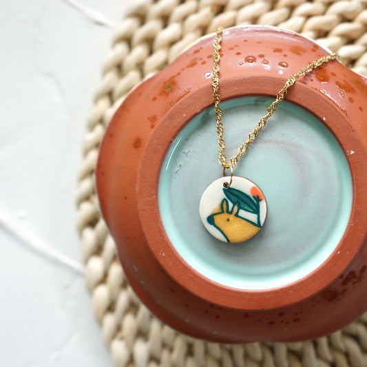 Charm Necklace Deer