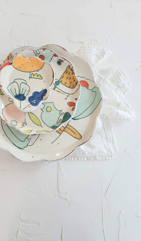 Tulip Dinner Plate Mint