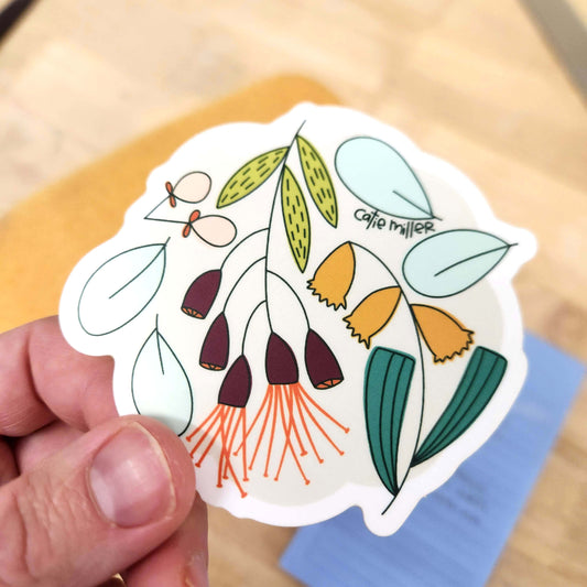 Gum Blossom Vinyl Sticker