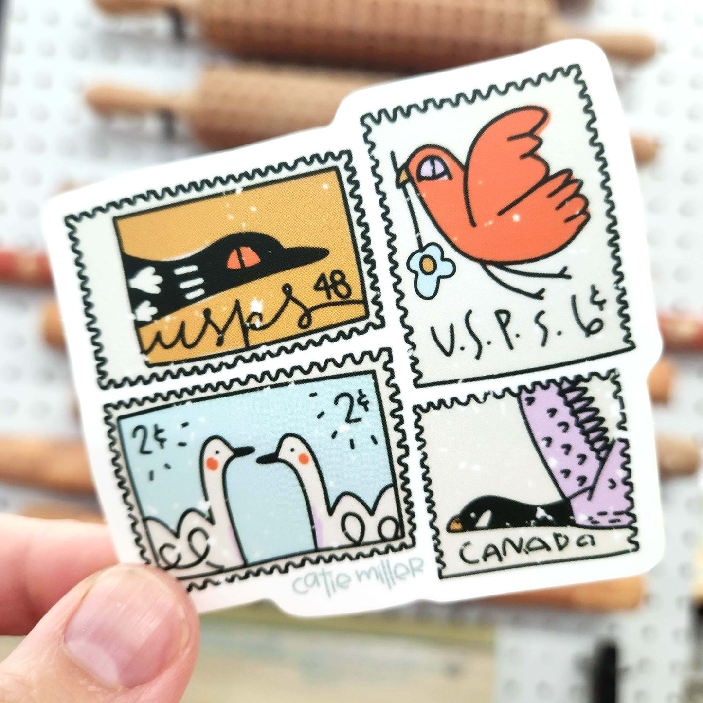Duck Stamp Vinyl Sticker