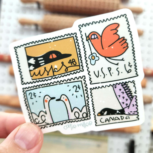 Duck Stamp Vinyl Sticker