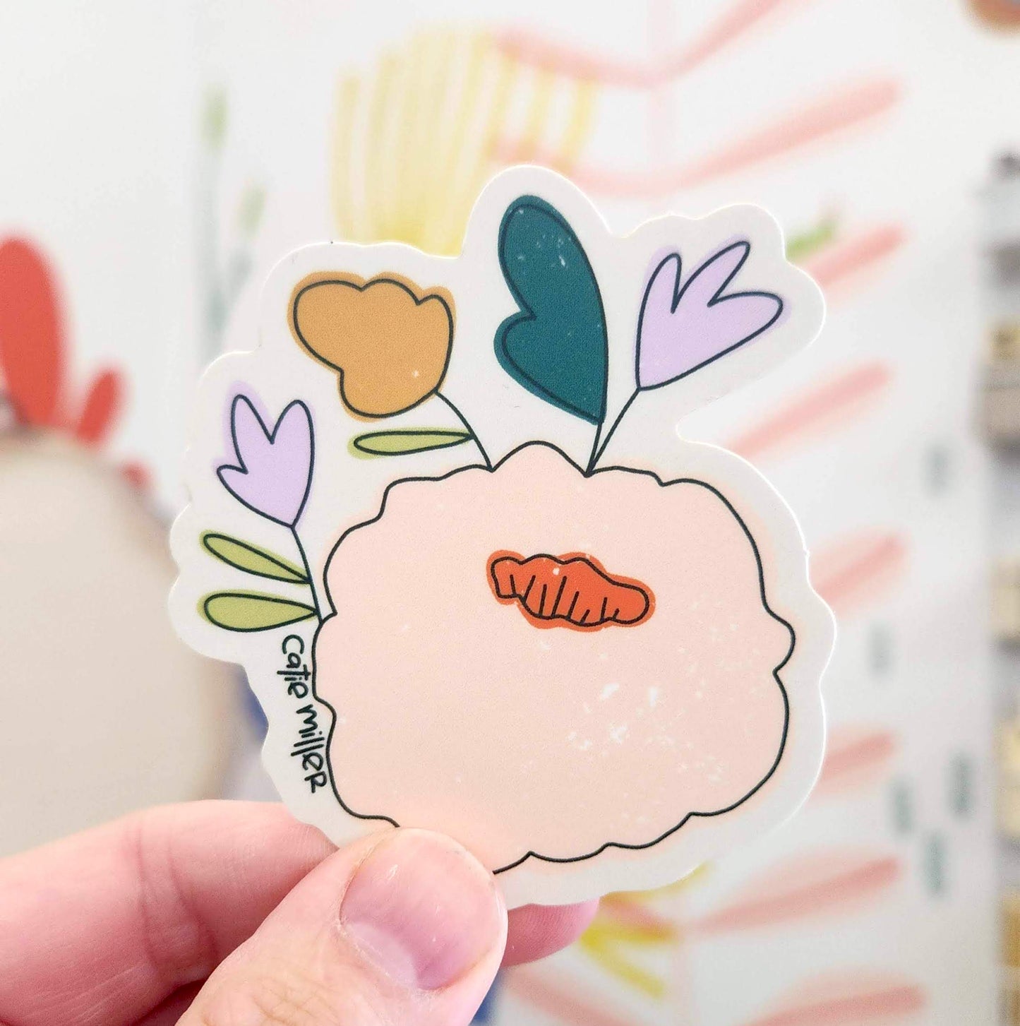 Soft Spring Vinyl Sticker