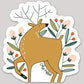 Deer Vinyl Sticker