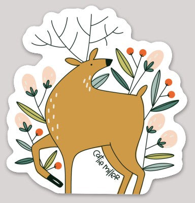 Deer Vinyl Sticker