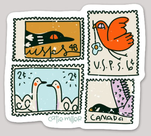 Duck Stamp Vinyl Sticker