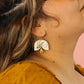 Flower Fly Dangle Earrings