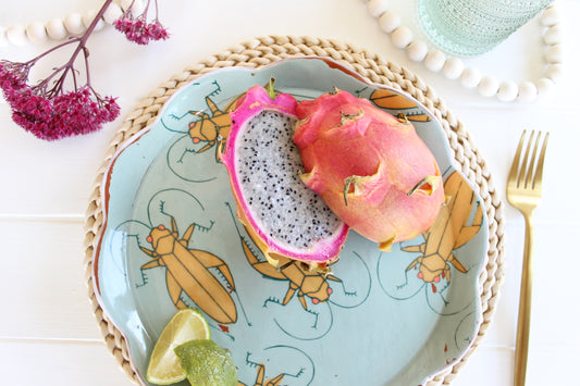 Grasshopper Dinner Plate Sage