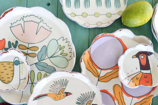 Bouquet Dinner Plate