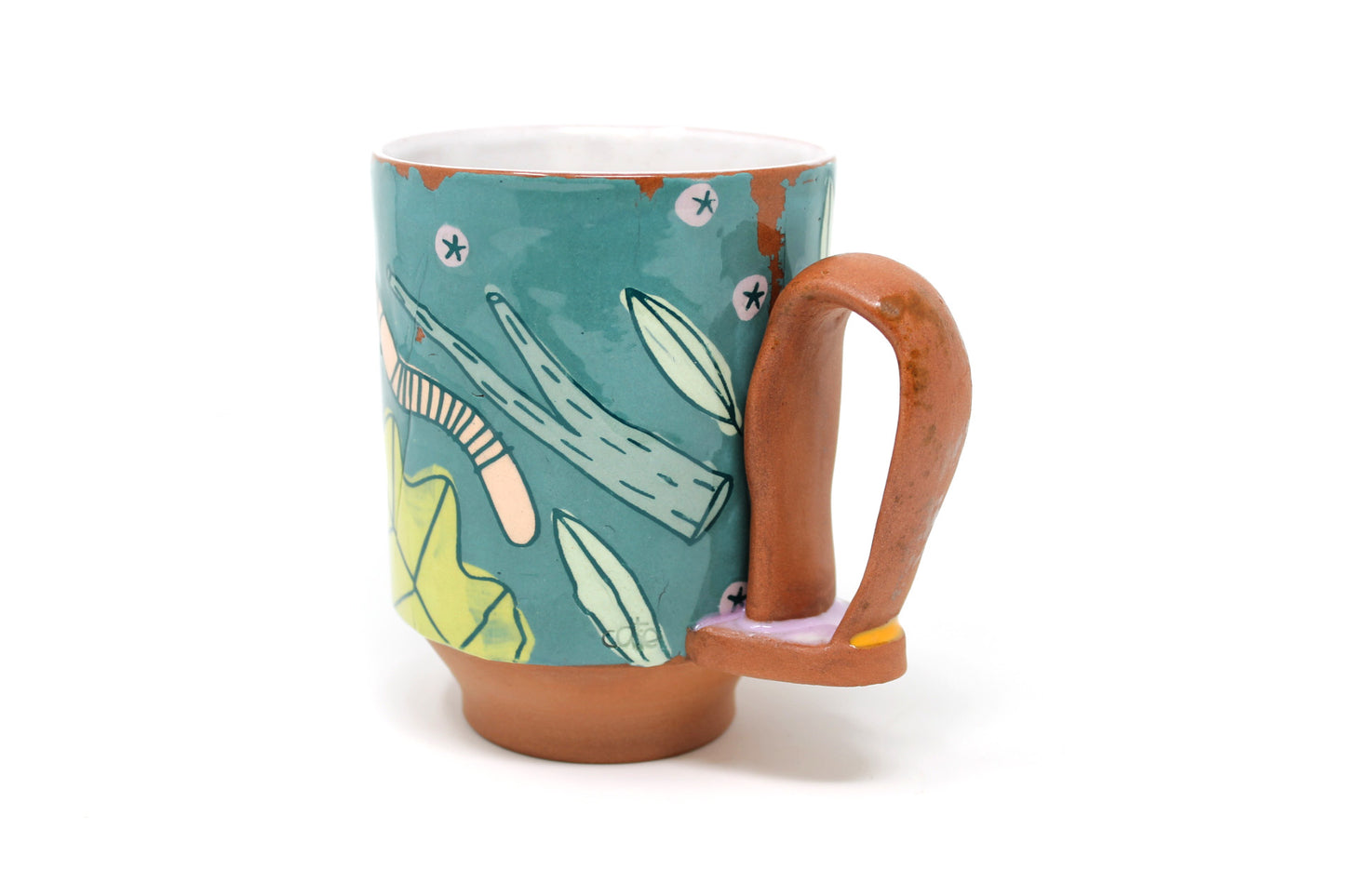 Forest Floor Loop Handle Mug