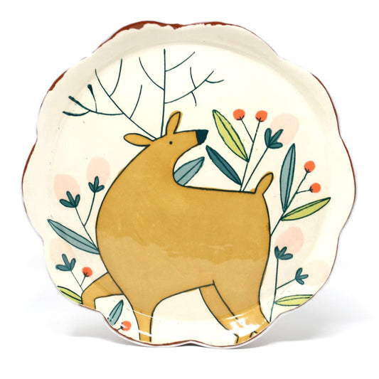 Deer Dinner Plate
