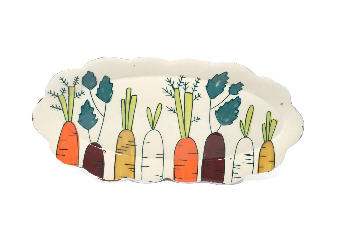 Carrot Oval Platter
