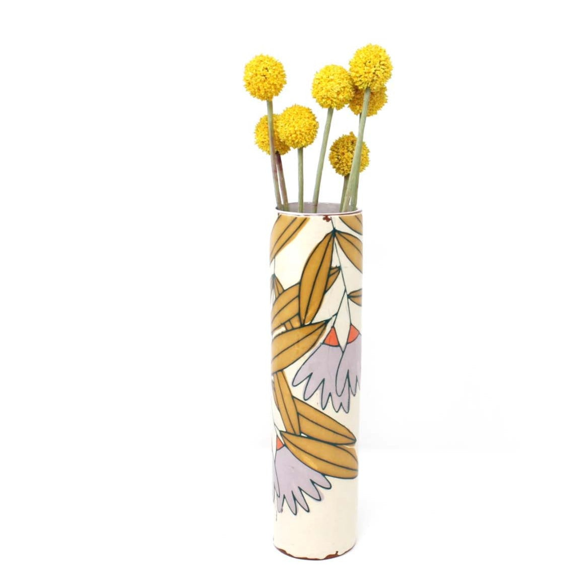 Prairie Sprig Narrow Vase