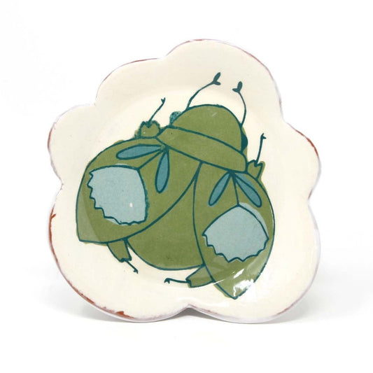 Beetle Spoon Rest Green