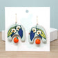 Orange Blossom Dangle Earrings