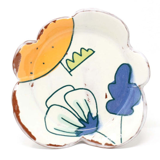Orange Flora Spoon Rest