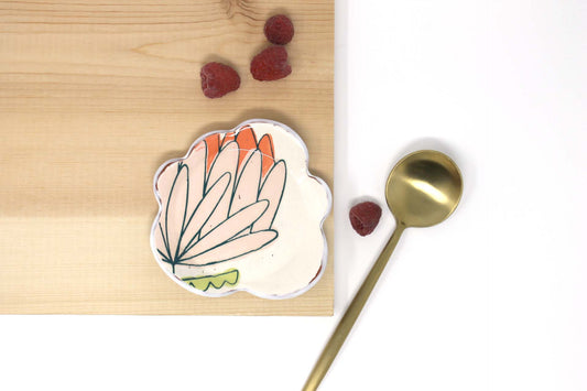 Protea Spoon Rest White